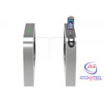 High Security Half Height Turnstiles Anti Tail With Face Recognition Camera Finger Print for sale