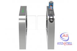 China High Security Half Height Turnstiles Anti Tail With Face Recognition Camera Finger Print supplier