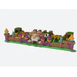 Lion Theme Park Slides Inflatable Jumping Castle For Children for sale
