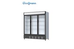 China Automatic Defrosting Glass Drinks Fridge supplier