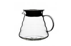 China Custom Clear Borosilicate Glass Coffee Pot Decanter Heat Resistant supplier