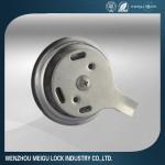Circular Turning Truck Box Lock Swing Silver Garage Door Handle Lock