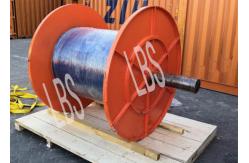 China Big Wire Rope Winch Drum For Hoisting And Crane With Connection Shaft supplier