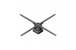 China Movable 3D Hologram Fan Display Projector Wall Mounted Digital Signage 42cm supplier