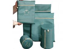 China Green Mesh Laundry Bag Double Layer Nylon Fabric Material OEM supplier