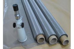 China 400 Mesh 23Um Stainless Steel Screen Printing Mesh for Antenna Printing supplier