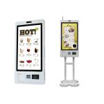 WiFi / Bluetooth / Ethernet Restaurant Self Ordering Kiosk With LCD Touchscreen Display for sale