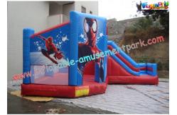 China Customized Party Outdoor Inflatable Bouncer Slide For Kids With Spiderman supplier
