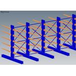 Large Capacity Cantilever Lumber Rack , Industrial Cantilever Racks Stable