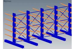 China Large Capacity Cantilever Lumber Rack , Industrial Cantilever Racks Stable supplier