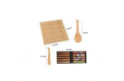 China OEM Japanese Bamboo Rolling Mats At Home Sushi Kit with Chopsticks Knife supplier
