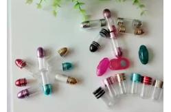 China 1g Plastic Capsule Bottles Pill PE Single Capsule Shells supplier