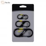 Zinc Alloy Metal Snap Hook Buckle 8 Shaped Keychain Dual Gate Clip