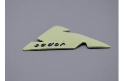 China Customized Eco Friendly Silicone Patch Printing Matte Silicone Logo For Clothing supplier