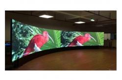 China Smart P3.91 Curved Video Wall Displays Soft Modules For Indoors supplier