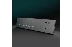 China Intelligent Wifi Controlled Light Switch CE RoHS Wireless Smart Switch supplier