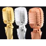 Microphone Design Custom Trophy Awards Resin Material Made For Musical Activities