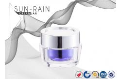 China SR-2393A Plastic Cosmetic Jars , ABS / PE / PP / Acrylic cosmetic containers and jars supplier