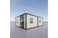 China Soundproof Prefabricated Container Homes With Rock Wool Sandwich Panel supplier