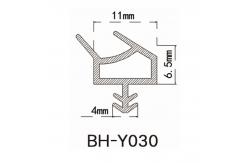 China TPE Thermoplastic Elastomer Rubber Door Seal Strip Double Bevel Edge Irregular Shape supplier