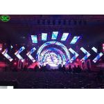 P4.8mm Indoor Flexible High Resolution LED Display , Black LED Wall SMD2727