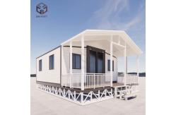 China Prebuilt 40ft Expandable Container Home Folding Prefab House Cabin supplier