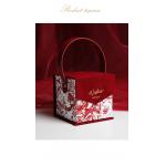 Rectangular Rigid Packaging Box With Handle And Magnetic Closure For Gift for sale