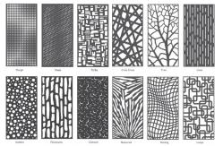 China Decorative Room Divider Screen Square Aluminum Material Customized supplier