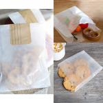 Small Transparent sealable Padded Glassine Paper Bags For Snack for sale