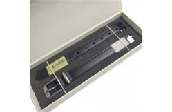 China Simple Elegant Custom Logo Print Black Watch Strap Box Packaging Paper Box supplier
