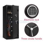 Heavy Gauge Steel Gun Safe Box Solid Steel Heavy Duty Fireproof Protection