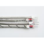 26AWG - 36AWG Thermocouple Cable With Fiberglass Stainless Steel Braided Sheath
