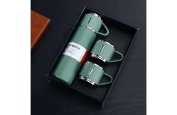 China Double Wall Insulation Ceramic Mug Cup 2 In 1 Tumbler 500ml supplier