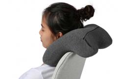 China Slow Rebound Travel Memory Foam Neck Pillow Office Napping Pillow supplier