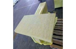 China ISO Fireproof Hydrophobic Insulation Rock Wool Board Panels High Density supplier