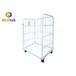 500kgs Supermarket Collapsible Roll Cage With Shelves for sale
