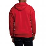 Customized Fashionable Cotton Polyester Red Full Zipper Mens Hoodies Jackets with Pocket