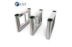 China QR Code Speed Gate Turnstile 304 Stainless Steel High Tech Channel 200 supplier