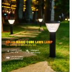 35/65/85CM Stainless Steel LED Solar Garden Light 6500LM Support Dimmer