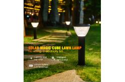 China 35/65/85CM Stainless Steel LED Solar Garden Light 6500LM Support Dimmer supplier