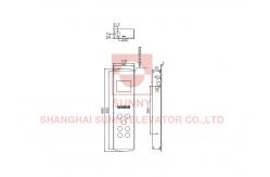 China Golden Elevator Cop Lop / Elevator COP HOP LOP Push Button Panel supplier