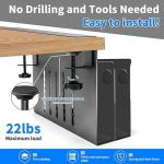 Desk Side Storage Steel Hanging No Drilling Thickness 1mm Customized Logo Acceptable