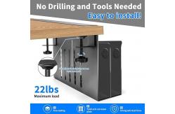 China Desk Side Storage Steel Hanging No Drilling Thickness 1mm Customized Logo Acceptable supplier