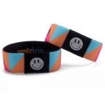 13.56MHZ Adjustable RFID Wristbands Custom Logo RFID Tyvek Wristbands