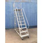 Customized Metal Ladder Trolley Cart With Wheels For Warehouse for sale
