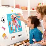 Body Structure Anatomy Montessori Jigsaw Puzzles For Kids Preschool Learning for sale