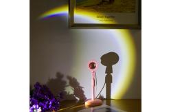 China USB DC5V LED Rainbow Sunset Projection Floor Lamp For Home Decor supplier