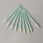Dust Free PP Stick Cleanroom Foam Swab Spiral Pointed Head for sale