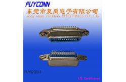 China Metal Shell 24 Pin Female Centronics Solder Connector for RJ21 Cable supplier