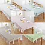 Plastic Embossed film 0.5mm washable table covers Easy To Clean for sale